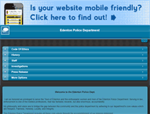 Tablet Screenshot of edentonpd.com